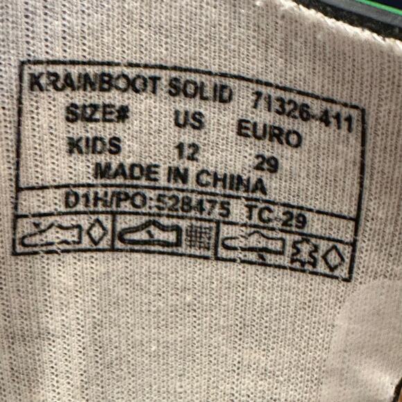 Bogs Rain Boot Sz 12 Blue Kids' Lightweight Waterproof Boots - Picture 3 of 6